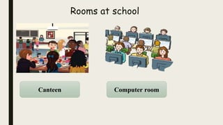 Rooms at school
Canteen Computer room
 