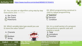 G6 - T1 - W6 - Algorithms (Feedback) & CP1.pptx