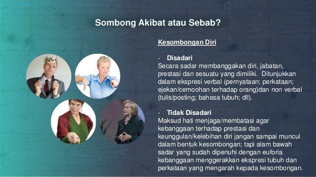 Kesombongan atau Penyangkalan Diri