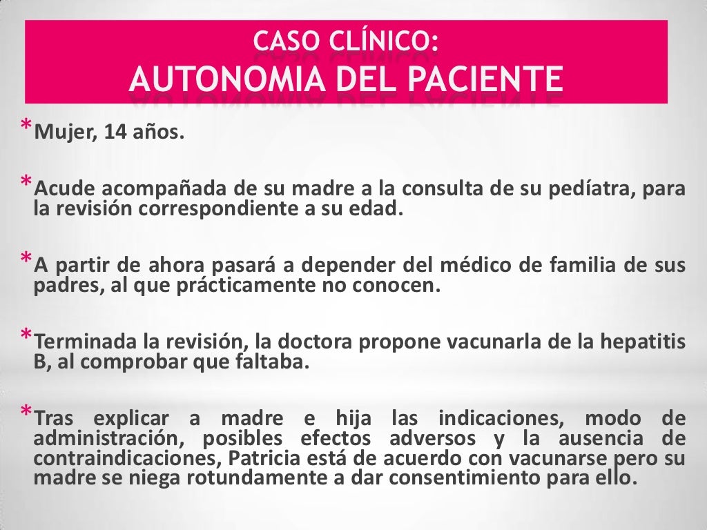 G6 Autonomia del Paciente G6 Autonomia del Paciente