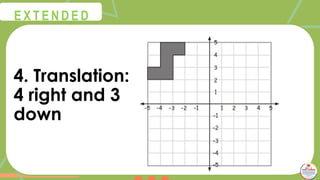4. Translation:
4 right and 3
down
@
@
E X T E N D E D
 
