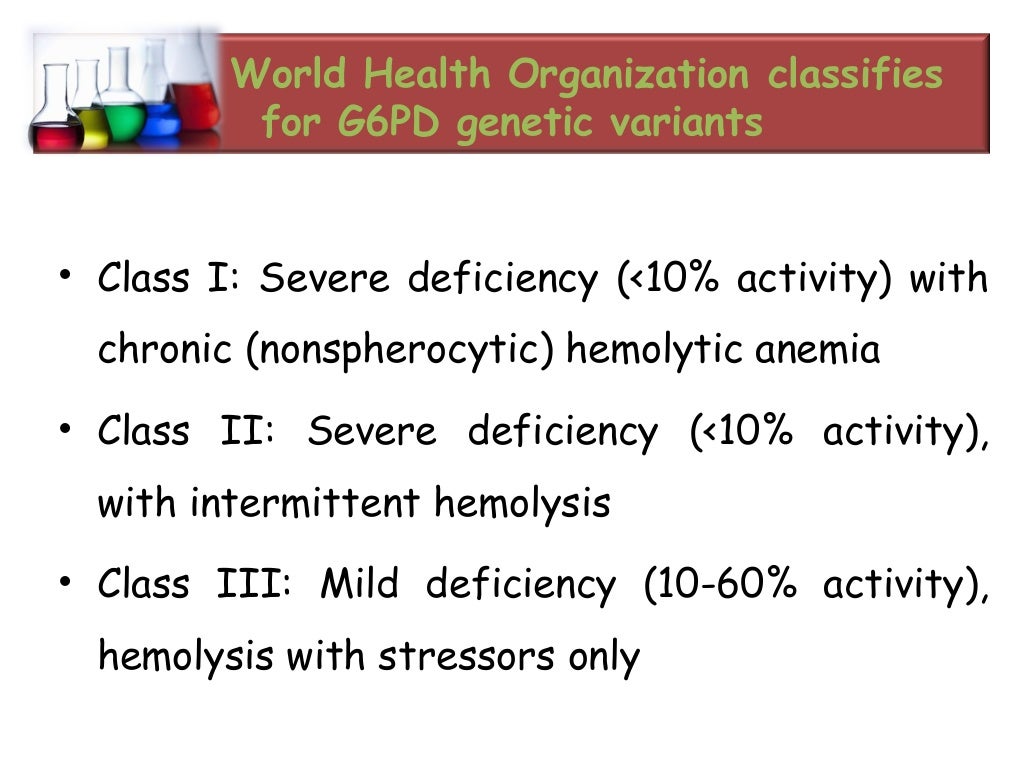 G6PD Deficiency Anaemai