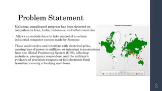 Stuxnet, a malicious computer worm | PDF