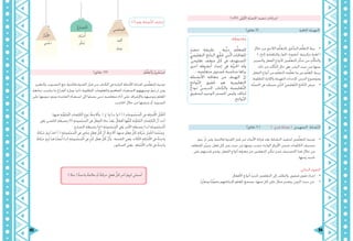 95 94
)‫(54د‬ :‫األوىل‬ ‫ّة‬‫ص‬‫احل‬ ‫تنفيذ‬ ‫إجراءات‬
)‫دقائق‬ 5( ‫احلافزة‬ ‫التهيئة‬
•	‫خالل‬ ‫من‬ ‫الالحق‬ ‫م‬ُّ‫ل‬‫بالتع‬ ‫َّابق‬‫س‬‫ال‬ ‫م‬ُّ‫ل‬‫التع‬ ‫ربط‬
)...‫إخل‬ ‫واملناقشة‬ ‫احلوار‬ ،‫أنشودة‬ ،‫تركيبية‬ ‫لعبة‬ (
‫والتمييز‬ ‫الفعل‬ ‫ألنواع‬ ‫مني‬ِّ‫ل‬‫املتع‬ ‫ر‬ّ‫تذك‬ ‫من‬ ِ‫د‬ُّ‫والتأك‬
‫ذلك‬ ‫من‬ ‫َّأكد‬‫ت‬‫ال‬ ‫حال‬ ‫ويف‬ ،‫الزمن‬ ‫حيث‬ ‫من‬ ‫بينها‬
‫الفعل‬ ‫أنواع‬ ‫من‬ ‫م‬ِّ‫ل‬‫املتع‬ ‫مه‬َّ‫ل‬‫تع‬ ‫ما‬ ‫بني‬ ‫م‬ِّ‫ل‬‫املع‬ ‫يربط‬
.‫املطلوبة‬ ‫واإلثارة‬ ‫التهيئة‬ ‫إلحداث‬ ‫الدرس؛‬ ‫وموضوع‬
•	.‫َّة‬‫ص‬‫احل‬ ‫يف‬ ‫ذ‬ّ‫سينف‬ ‫َّي‬‫ذ‬‫ال‬ ّ‫ي‬‫ّعليم‬‫ت‬‫ال‬ ‫ّاتج‬‫ن‬‫ال‬ ‫عرض‬
:‫ملحوظة‬
‫تنفيذ‬ ‫طريقة‬ ‫ِّية‬‫ر‬‫ح‬ ‫م‬ِّ‫ل‬‫للمع‬
ِّ‫ي‬‫التعليم‬ ‫الناتج‬ ‫ق‬ِّ‫حتق‬ ‫يت‬َّ‫ل‬‫ا‬ ‫املعاجلات‬
،ٍّ‫ي‬‫تعليم‬ ‫موقف‬ ِّ‫كل‬ ‫يف‬ ‫املستهدف‬
‫أخرى‬ ‫أنشطة‬ ‫إعداد‬ ‫يف‬ ‫َّة‬‫ي‬‫احلر‬ ‫وله‬
....‫ميه‬ِّ‫ل‬‫متع‬ ‫ملستوى‬ ‫مناسبة‬ ‫يراها‬
‫األنشطة‬ ‫معاجلة‬ ‫من‬ ‫اهلدف‬ َّ‫ن‬‫إ‬
‫َّواتج‬‫ن‬‫ال‬ ‫حتقيق‬ ‫هو‬ ‫التعليمية‬
ٌ‫ج‬‫منوذ‬ ُّ‫ي‬‫املدرس‬ ‫والكتاب‬ ،‫َّعليمية‬‫ت‬‫ال‬
‫لتحقيق‬ ‫الوحيد‬ ‫املصدر‬ ‫وليس‬ ،‫لذلك‬
.‫َّواتج‬‫ن‬‫ال‬
)‫دقائق‬ 5 ( ) ‫فردي‬ ‫نشاط‬ ( ‫التمهيدي‬ ‫َّشاط‬‫ن‬‫ال‬
•	‫يتم‬ ّ‫مث‬ ‫ومن‬ ،‫فاحلذوة‬ ‫القدوة‬ ‫قبل‬ ‫من‬ ‫األبيات‬ ‫قراءة‬ ‫بعد‬ ‫النشاط‬ ‫لتنفيذ‬ ‫مني‬ِّ‫ل‬‫املتع‬ ‫توجيه‬
‫للمعلم‬ ‫َّن‬‫ي‬‫يتب‬ ،‫فعل‬ ‫كل‬ ‫زمن‬ ‫حيث‬ ‫من‬ ‫نوعها‬ ‫حسب‬ ‫الواردة‬ ‫األوراق‬ ‫ضمن‬ ‫الكلمات‬ ‫تصنيف‬
‫على‬ ‫قدرهتم‬ ‫ومدى‬ ،‫الفعل‬ ‫أنواع‬ ‫معرفة‬ ‫من‬ ‫املتعلمني‬ ‫ن‬ ّ‫متك‬ ‫مدى‬ ‫التصنيف‬ ‫هذا‬ ‫خالل‬ ‫من‬
.‫زمنها‬ ‫حتديد‬
:‫البنائي‬ ‫التقومي‬
•	.‫األفعال‬ ‫أنواع‬ ‫حتديد‬ ‫املتعلمني‬ ‫إىل‬ ‫والطلب‬ ،‫شفوي‬ ‫تقومي‬ ‫إجراء‬
•	.‫ِّزا‬‫ز‬‫ومع‬ ‫ًا‬‫م‬ِّ‫و‬‫مق‬ ‫إلجاباهتم‬ ‫املعلم‬ ‫يستمع‬ ،‫منها‬ ‫كل‬ ‫على‬ ‫مثال‬ ‫وتقدمي‬ ،‫الزمن‬ ‫حيث‬ ‫من‬
‫ماضي‬ْ‫ل‬‫ا‬
ُ‫ر‬ْ‫م‬َ‫األ‬
ُ‫ع‬ِ‫ر‬‫ضا‬ُ‫مل‬‫ا‬
)1( ‫رقم‬ ‫َّشاط‬‫ن‬‫ال‬ ‫إجابات‬
َ‫ف‬ِ‫ل‬‫أ‬
‫ُك‬‫ب‬‫ح‬َ‫أ‬
‫ْين‬‫ع‬َ‫د‬ ‫َنأى‬‫ي‬
)‫دقائق‬ 10( :ُ‫م‬َّ‫ل‬َ‫ع‬َ‫ت‬‫َأ‬‫و‬ ُ‫ئ‬ِ‫ر‬ ْ‫َق‬‫ت‬ْ‫س‬‫أ‬
،‫والتعزيز‬ ‫التصويب‬ ‫مع‬ ،‫فاحلذوة‬ ‫القدوة‬ ‫قبل‬ ‫من‬ ‫الكتاب‬ ‫يف‬ ‫الواردة‬ ‫األمثلة‬ ‫لقراءة‬ ‫مني‬ِّ‫ل‬‫املتع‬ ‫توجيه‬
‫مبتابعة‬ ‫يناسب‬ ‫مبا‬ ‫الفراغ‬ ‫وملء‬ ،‫ذاتيًا‬ ‫املطلوبة‬ ‫واملعلومات‬ ‫املفاهيم‬ ‫الستقراء‬ ‫توجيههم‬ ّ‫م‬‫يت‬ ‫مث‬ ‫ومن‬
‫على‬ ‫تدوينها‬ ‫ويتم‬ ،‫القاعدة‬ ‫استقراء‬ ‫إىل‬ ‫يصلوا‬ ‫حىت‬ ‫متعلميه‬ ‫أداء‬ ‫على‬ ‫واإلشراف‬ ‫وتوجيهه‬ ‫املعلم‬
.‫احلاسب‬ ‫خالل‬ ‫من‬ ‫عرضها‬ ‫أو‬ ،‫السبورة‬
.‫فيها‬ ِ‫ة‬َ‫ن‬َّ‫و‬‫ُل‬‫م‬ْ‫ل‬‫ا‬ ِ‫ت‬‫ِما‬‫ل‬‫ك‬ْ‫ل‬‫ا‬ َ‫ع‬‫َو‬‫ن‬ ُ‫ِظ‬‫ح‬‫ال‬ُ‫وأ‬ ، ) ‫ج‬ (‫و‬ )‫ب‬ (‫و‬ ) ‫أ‬ ( ِ‫ت‬‫ْموعا‬‫ج‬َ‫م‬ْ‫ل‬‫ا‬ ‫يف‬ ‫ِلة‬‫ث‬‫م‬َ ْ‫ال‬ ُ‫َّل‬‫م‬‫َأ‬‫ت‬‫أ‬
‫َيف‬‫و‬ ،‫املاضي‬ ِ‫ة‬َ‫غ‬‫ِصي‬‫ب‬ )‫(أ‬ ِ‫ة‬َ‫ع‬‫ْمو‬‫ج‬َ‫م‬ْ‫ل‬‫ا‬ ‫يف‬ ُ‫ْل‬‫ع‬ِ‫ف‬ْ‫ل‬‫ا‬ َ‫ء‬‫جا‬ ْ‫د‬‫َق‬‫و‬ ،ٌ‫ل‬‫أفعا‬ ‫ها‬َّ‫ل‬ ُ‫ك‬ ‫َة‬‫ن‬َّ‫و‬‫ُل‬‫م‬ْ‫ل‬‫ا‬ ِ‫ت‬‫ِما‬‫ل‬‫ك‬ْ‫ل‬‫ا‬ َّ‫ن‬‫أ‬ ‫د‬ِ‫أج‬
.‫املضارع‬ ِ‫ة‬َ‫غ‬‫ِصي‬‫ب‬ )‫(ج‬ ِ‫ة‬َ‫ع‬‫ْمو‬‫ج‬َ‫م‬ْ‫ل‬‫ا‬ ‫َيف‬‫و‬ ،‫األمر‬ ِ‫ة‬َ‫غ‬‫ِصي‬‫ب‬ )‫(ب‬ ِ‫ة‬َ‫ع‬‫ْمو‬‫ج‬َ‫م‬ْ‫ل‬‫ا‬
ً‫ة‬‫َك‬‫ر‬َ‫ح‬ َ‫م‬ِ‫ز‬‫ل‬ ْ‫د‬‫ق‬ ) ‫أ‬ ( ِ‫ة‬َ‫ع‬‫ْمو‬‫ج‬َ‫م‬ْ‫ل‬‫ا‬ ‫يف‬ ٍ‫ماض‬ ٍ‫ْل‬‫ع‬ِ‫ف‬ َّ‫ل‬ ُ‫ك‬ َّ‫ن‬‫أ‬ ُ‫ِظ‬‫ح‬‫ال‬ُ‫أ‬ ،‫منها‬ ‫ْل‬‫ع‬ِ‫ف‬ ِّ‫ل‬ ُ‫ك‬ ‫َكة‬‫ر‬َ‫ح‬ ‫أتأمل‬ ‫َما‬‫د‬ْ‫ن‬ِ‫ع‬َ‫و‬
ً‫ة‬‫َك‬‫ر‬َ‫ح‬ َ‫م‬ِ‫ز‬‫ل‬ ْ‫د‬‫ق‬ ‫ًا‬‫ض‬‫ي‬َ‫أ‬ )‫ِ(ب‬ ‫َة‬‫ع‬‫ْمو‬‫ج‬َ‫م‬ْ‫ل‬‫ا‬ ‫يف‬ ٍ‫ر‬ْ‫م‬‫أ‬ ‫ْل‬‫ع‬ِ‫ف‬ َّ‫ل‬ ُ‫ك‬ َّ‫ن‬َ‫َأ‬‫و‬ ، ‫الفتحة‬ ‫َهي‬‫و‬ ،‫َّالث‬‫ث‬‫ال‬ ِ‫ة‬‫ِل‬‫ث‬ْ‫م‬َ‫األ‬ ‫يف‬ ً‫ة‬َ‫د‬ِ‫ح‬‫وا‬
.‫السكون‬ ‫َهي‬‫و‬ ، ِ‫ة‬‫ِل‬‫ث‬ْ‫م‬َ‫األ‬ ِ‫ث‬‫ثال‬ ‫يف‬ ً‫ة‬َ‫د‬ِ‫ح‬‫وا‬
) ً‫ء‬‫بنا‬ ( ً‫ة‬‫واحد‬ ً‫ة‬‫عالم‬ ‫أو‬ ً‫ة‬‫حرك‬ ٍ‫فعل‬ ِّ‫كل‬ ِ‫ر‬‫آخ‬ َ‫م‬‫لزو‬ ‫ّي‬‫مس‬‫أ‬
َ‫ه‬‫شا‬
 