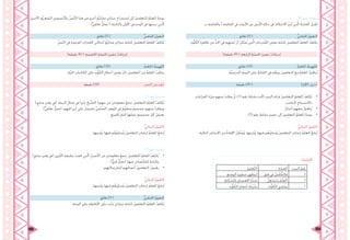 195 194
)5( ‫رقم‬ ‫نشاط‬
.‫ب‬ ِ‫ة‬‫والقائم‬ ،‫أ‬ ِ‫ة‬‫القائم‬ ‫يف‬ ِ‫ت‬‫األبيا‬ ‫بني‬ ِ‫األرض‬ ِ‫ة‬‫حال‬ ‫يف‬ َ‫ف‬‫االختال‬ ُ‫ز‬ِ‫ر‬ْ‫ب‬ُ‫ت‬ ‫يت‬َّ‫ل‬‫ا‬ ُ‫قارنة‬ُ‫مل‬‫ا‬ ُ‫بل‬ ْ‫ُق‬‫ت‬
‫دقائق‬ )5 ( 				ُّ‫ي‬‫اخلتام‬ ُ‫مي‬‫التقو‬
.ِ‫ث‬ُّ‫و‬‫َّل‬‫ت‬‫ال‬ ِ‫ة‬‫ظاهر‬ ‫من‬ ِّ‫د‬‫احل‬ ‫يف‬ ‫م‬ِ‫ْه‬‫س‬ُ‫ت‬ ْ‫أن‬ ُ‫ن‬ِ‫ك‬ْ‫م‬ُ‫ي‬ ‫يت‬َّ‫ل‬‫ا‬ ِ‫ت‬‫ترحا‬ ْ‫ق‬ُ‫مل‬‫ا‬ ِ‫بعض‬ ‫كتابة‬ َ‫ني‬‫املتعلم‬ ُ‫م‬‫املعل‬ ُ‫ف‬‫يكل‬
.)‫دقيقة‬ 45 ( .ِ‫ة‬‫الرابع‬ ِ‫ة‬ّ‫ص‬‫احل‬ ِ‫ذ‬‫تنفي‬ ُ‫ت‬‫إجراءا‬
‫دقائق‬ )10( 					:ُ‫ة‬‫احلافز‬ ُ‫ّهيئة‬‫ت‬‫ال‬
.ِ‫ة‬َّ‫ي‬‫املدرس‬ ِ‫ة‬‫البيئ‬ ‫على‬ ِ‫ظ‬‫احلفا‬ ‫يف‬ ‫ُم‬‫ه‬َ‫ر‬‫دو‬ َ‫ني‬‫املتعلم‬ ‫مع‬ ُ‫م‬‫املعل‬ ُ‫ش‬‫ُناق‬‫ي‬
‫دقيقة‬ )30 ( 					)‫(اجملاز‬ :‫أتذوق‬
•	ِ‫ت‬‫الفراغا‬ َ‫ء‬‫مل‬ ‫منهم‬ ُ‫ب‬‫يطل‬ َّ‫مث‬ ،)1( ‫رقم‬ ‫احملدد،نشاط‬ ِ‫ت‬‫البي‬ ‫قراءة‬ َ‫ني‬‫املتعلم‬ ُ‫م‬‫املعل‬ ُ‫ف‬‫ُكل‬‫ي‬
. ِ‫ناسب‬ُ‫مل‬‫ا‬ ِ‫باالستنتاج‬
•	.ُ‫ر‬‫أتذك‬ ‫معهم‬ ُ‫ش‬‫ُناق‬‫ي‬
•	.)2( ‫رقم‬ ِ‫ط‬‫نشا‬ ِ‫ذ‬‫تنفي‬ ‫إىل‬ َ‫ني‬‫املتعلم‬ ُ‫م‬‫املعل‬ ُ‫ه‬‫يوج‬
:ُّ‫ي‬‫البنائ‬ ُ‫مي‬‫ّقو‬‫ت‬‫ال‬
.‫التالية‬ ِ‫ت‬‫اإلجابا‬ ‫من‬ َ‫ة‬‫اإلفاد‬ ُ‫ن‬ِ‫ك‬ْ‫م‬ُ‫ي‬‫و‬ ،‫ُثريها‬‫ي‬‫و‬ ،‫فيها‬ ‫ُم‬‫ه‬ُ‫ر‬‫ُحاو‬‫ي‬‫و‬ َ‫ني‬‫املتعلم‬ ِ‫ت‬‫إجابا‬ ُ‫م‬‫املعل‬ ُ‫ع‬‫ُتاب‬‫ي‬
:ُ‫ت‬‫اإلجابا‬
ِ‫ت‬‫البي‬ ُ‫م‬‫رق‬ُ‫ة‬‫العبار‬ُ‫َّعليل‬‫ت‬‫ال‬
3‫قلق‬ ‫يف‬ ُ‫س‬ ْ‫ق‬ َّ‫فالط‬‫الوضع‬ ‫خطورة‬ ‫ليظهر‬
3ٌ‫ِل‬‫غ‬َ‫ش‬ْ‫ن‬ُ‫م‬ ُ‫م‬ْ‫ل‬ِ‫ع‬‫ال‬ِ‫ة‬‫ِل‬‫ك‬ْ‫ش‬ُ‫مل‬‫با‬ ِ‫م‬‫االهتما‬ ِ‫ة‬َّ‫د‬‫ش‬
7ُ‫ُّث‬‫و‬‫َّل‬‫ت‬‫ال‬ ‫ْشي‬‫م‬َ‫ي‬ِ‫ث‬ُّ‫و‬‫َّل‬‫ت‬‫ال‬ ِ‫ر‬‫ْتشا‬‫ن‬‫ا‬ ُ‫َة‬‫ع‬ْ‫ر‬ُ‫س‬
‫األخرى‬ ِ‫ة‬َّ‫ي‬‫الشعر‬ ِ‫ُّصوص‬‫ن‬‫وال‬ ،ِّ‫ص‬َّ‫ن‬‫ال‬ ‫هذا‬ ‫من‬ ‫أخرى‬ ٍ‫ة‬َّ‫ي‬‫َاز‬‫جم‬ ٍ‫ت‬‫عبارا‬ ‫استخراج‬ ‫إىل‬ َ‫ني‬‫املتعلم‬ ُ‫م‬‫املعل‬ ُ‫ه‬‫يوج‬
)ٌّ‫ين‬‫تعاو‬ ٌ‫عمل‬ ( .‫والثانية‬ ‫األوىل‬ ِ‫ني‬‫الوحدت‬ ‫يف‬ ‫َها‬‫س‬‫در‬ ‫يت‬َّ‫ل‬‫ا‬
‫دقائق‬ )5 ( 			ُّ‫ي‬‫اخلتام‬ ُ‫مي‬‫التقو‬
.ِّ‫ص‬َّ‫ن‬‫ال‬ ‫يف‬ ِ‫ة‬‫املوجود‬ ِ‫ت‬‫العبارا‬ ‫ُحاكي‬‫ت‬ ٍ‫ة‬َّ‫ي‬‫جماز‬ ٍ‫ت‬‫عبارا‬ ‫كتابة‬ َ‫ني‬‫املتعلم‬ ُ‫م‬‫املعل‬ ُ‫ف‬‫ُكل‬‫ي‬
.)‫دقيقة‬ 45 ( .ِ‫ة‬‫اخلامس‬ ِ‫ة‬ّ‫ص‬‫احل‬ ِ‫ذ‬‫تنفي‬ ُ‫ت‬‫إجراءا‬
‫دقائق‬ )10( 				:ُ‫ة‬‫احلافز‬ ُ‫ّهيئة‬‫ت‬‫ال‬
.ِ‫ة‬َّ‫ي‬‫احل‬ ِ‫ت‬‫الكائنا‬ ‫على‬ ِ‫ث‬ُّ‫و‬‫َّل‬‫ت‬‫ال‬ ِ‫ر‬‫أخطا‬ ِ‫بعض‬ َ‫ر‬‫ذك‬ َ‫ني‬‫املتعلم‬ ‫من‬ ُ‫م‬‫املعل‬ ُ‫ب‬‫يطل‬
‫دقيقة‬ )35( 				 .‫النص‬ ‫من‬ ‫أبعد‬
)1( ‫رقم‬ ‫نشاط‬
،)ٍ‫سابق‬ ٍ‫ت‬‫وق‬ ‫(يف‬ .ِ‫ة‬‫البيئ‬ ِ‫ل‬‫جما‬ ‫يف‬ )ٍ‫د‬‫زاي‬ ِ‫َّيخ‬‫ش‬‫ال‬ (ِ‫د‬‫جهو‬ ‫عن‬ ٍ‫ت‬‫معلوما‬ َ‫ع‬‫مج‬ َ‫ني‬‫املتعلم‬ ُ‫م‬‫املعل‬ ُ‫ف‬‫ُكل‬‫ي‬
)ٌّ‫ين‬‫تعاو‬ ٌ‫(عمل‬ .ِ‫د‬‫اجلهو‬ ِ‫ز‬‫أبر‬ ‫على‬ ُ‫تشتمل‬ ِّ‫ي‬‫َّف‬‫ص‬‫ال‬ ِ‫ف‬‫املوق‬ ‫يف‬ ٍ‫ة‬َّ‫ي‬‫مطو‬ َ‫م‬‫تصمي‬ ‫منهم‬ ُ‫ب‬‫ويطل‬
.ِ‫ع‬‫اجلمي‬ َ‫م‬‫أما‬ ‫عملها‬ ٍ‫ة‬‫جمموع‬ ‫كل‬ ُ‫ض‬‫تعر‬
:ُّ‫ي‬‫البنائ‬ ُ‫مي‬‫ّقو‬‫ت‬‫ال‬
.‫ُثريها‬‫ي‬‫و‬ ،‫فيها‬ ‫ُم‬‫ه‬ُ‫ر‬‫ُحاو‬‫ي‬‫و‬ َ‫ني‬‫املتعلم‬ ِ‫ت‬‫إجابا‬ ُ‫م‬‫املعل‬ ُ‫ع‬‫ُتاب‬‫ي‬
)2( ‫رقم‬ ‫نشاط‬
•	)ٍ‫سابق‬ ٍ‫ت‬‫وق‬ ‫(يف‬ ِ‫ن‬‫األوزو‬ ِ‫ة‬‫بطبق‬ ْ‫ت‬‫حلق‬ ‫يت‬َّ‫ل‬‫ا‬ ِ‫ر‬‫األضرا‬ ‫عن‬ ٍ‫ت‬‫معلوما‬ َ‫ع‬‫مج‬ َ‫ني‬‫املتعلم‬ ُ‫م‬‫املعل‬ ُ‫ف‬‫ُكل‬‫ي‬
.)ٌّ‫ي‬‫فر‬ ٌ‫(عمل‬ .‫عنها‬ ٍ‫ت‬‫َّصا‬‫خ‬‫ُل‬‫م‬ ‫وكتابة‬
•	.‫ِهم‬‫ئ‬‫زمال‬ َ‫م‬‫أما‬ ‫أعماهلم‬ َ‫ن‬‫املتعلمو‬ ُ‫ض‬‫يعر‬
:ُّ‫ي‬‫البنائ‬ ُ‫مي‬‫ّقو‬‫ت‬‫ال‬
.‫ُثريها‬‫ي‬‫و‬ ،‫فيها‬ ‫ُم‬‫ه‬ُ‫ر‬‫ُحاو‬‫ي‬‫و‬ َ‫ني‬‫املتعلم‬ ِ‫ت‬‫إجابا‬ ُ‫م‬‫املعل‬ ُ‫ع‬‫ُتاب‬‫ي‬
‫دقائق‬ )5 ( 		ُّ‫ي‬‫اخلتام‬ ُ‫مي‬‫التقو‬
.‫البيئة‬ ‫على‬ ِ‫ة‬‫احملافظ‬ ‫على‬ ‫ُث‬‫ح‬َ‫ت‬ ٍ‫ت‬‫عبارا‬ ‫كتابة‬ َ‫ني‬‫املتعلم‬ ُ‫م‬‫املعل‬ ُ‫ف‬‫ُكل‬‫ي‬
 