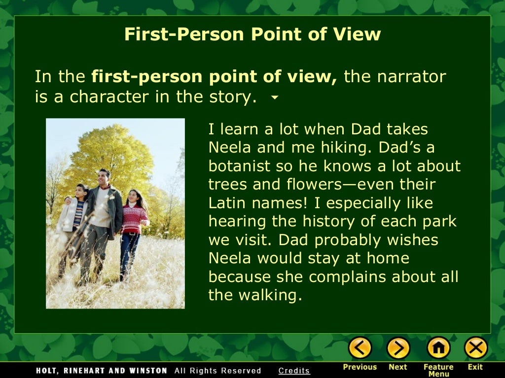 Point of View Notes and Practice (InDepth)