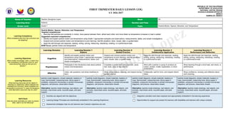 Grade 7 Science Lesson Plan on Particle Motion and Temperature | PDF