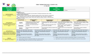 Comprehensive Grade 7 ICT Sectors Lesson Plan for Educators | DOCX