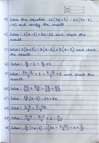 CBSE - Grade 7 - Mathematics - Linear Equations in One Variable ...