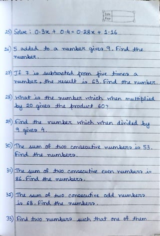 CBSE - Grade 7 - Mathematics - Linear Equations in One Variable ...