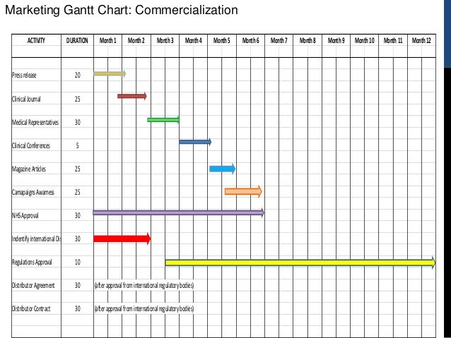 Gantt Chart Marketing Plan