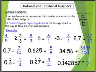 G7 Math Q1 Week 6- Rational and Irrational Numbers.ppt