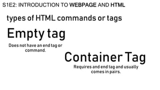 Introduction to Webpage creation and HTML | PPTX