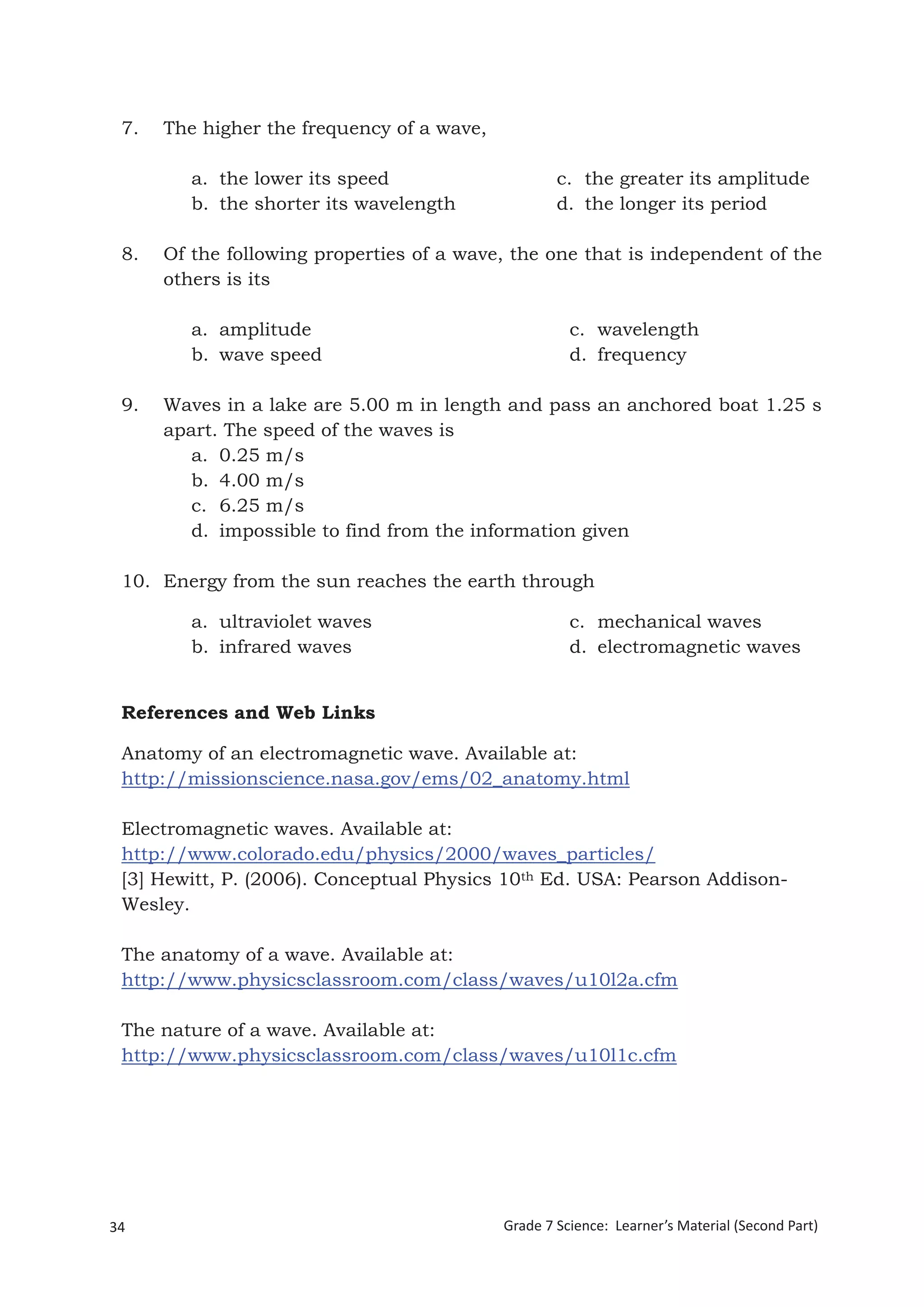 G7 science student modules 3rd & 4th qrtr | PDF