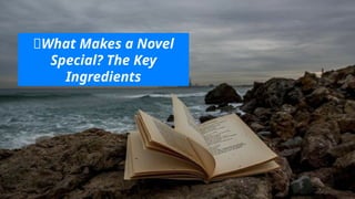 💬What Makes a Novel
Special? The Key
Ingredients
 