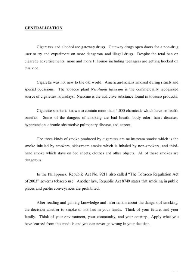 essay on drinking