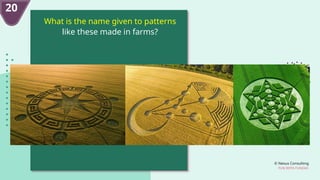 © Nexus Consulting
FUN WITH FUNDAS
What is the name given to patterns
like these made in farms?
20
 