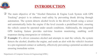 G8 mini project for alcohol detection and engine lock system with GPS ...