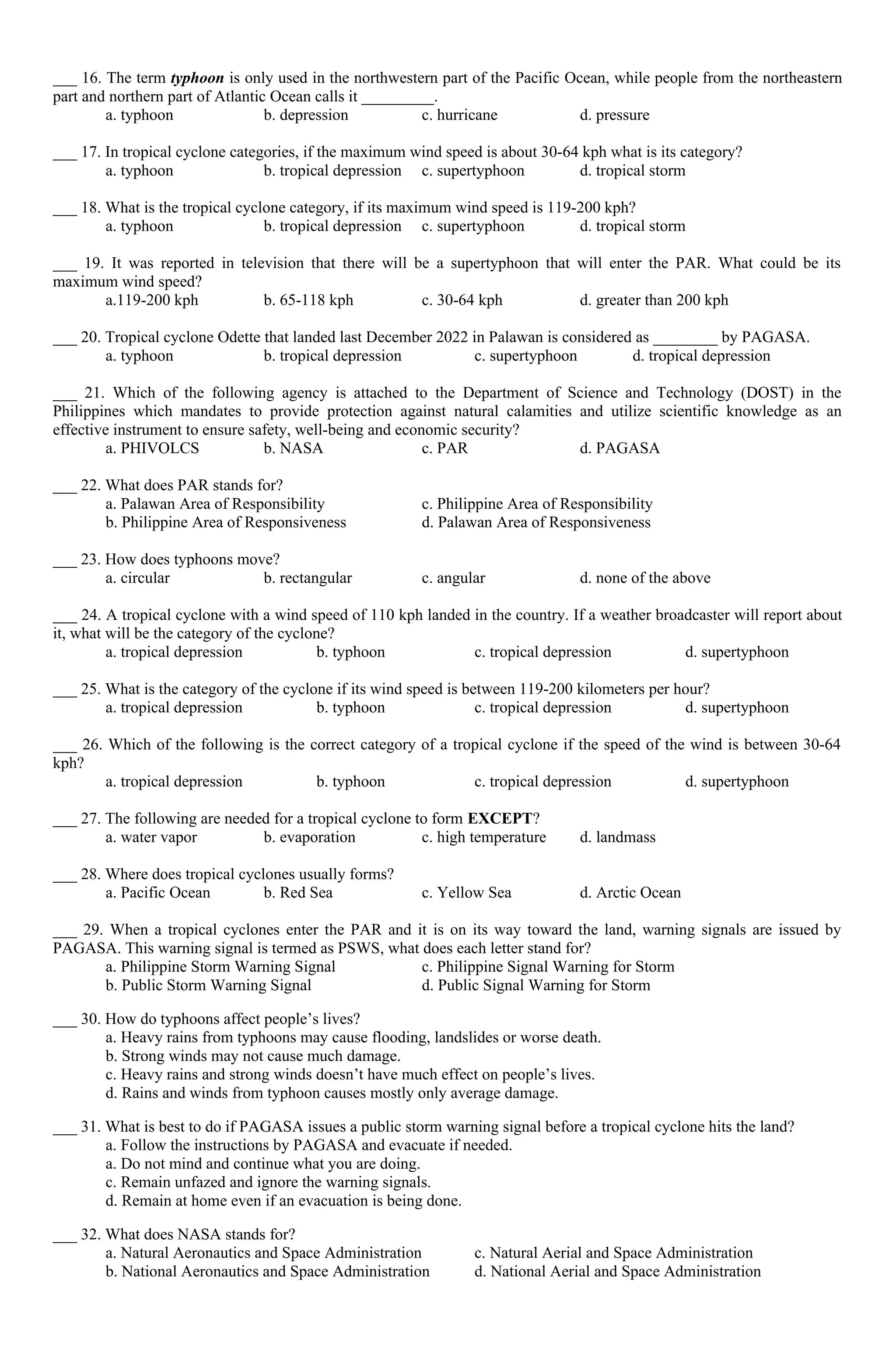 Grade 8 Science Second Quarter Sample Long Quiz.docx