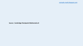 Grade 8 Simplifying Expressions and Solving Equations Cambridge [PPT] | PDF