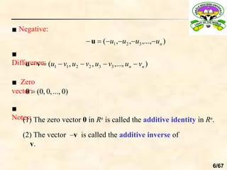 Unit 4 Introduction to Vector spaces.pptx