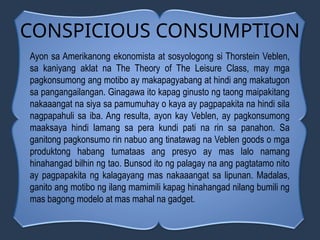 Grade 9 lesson salik ng PAGKONSUMO at konsepti | PPTX