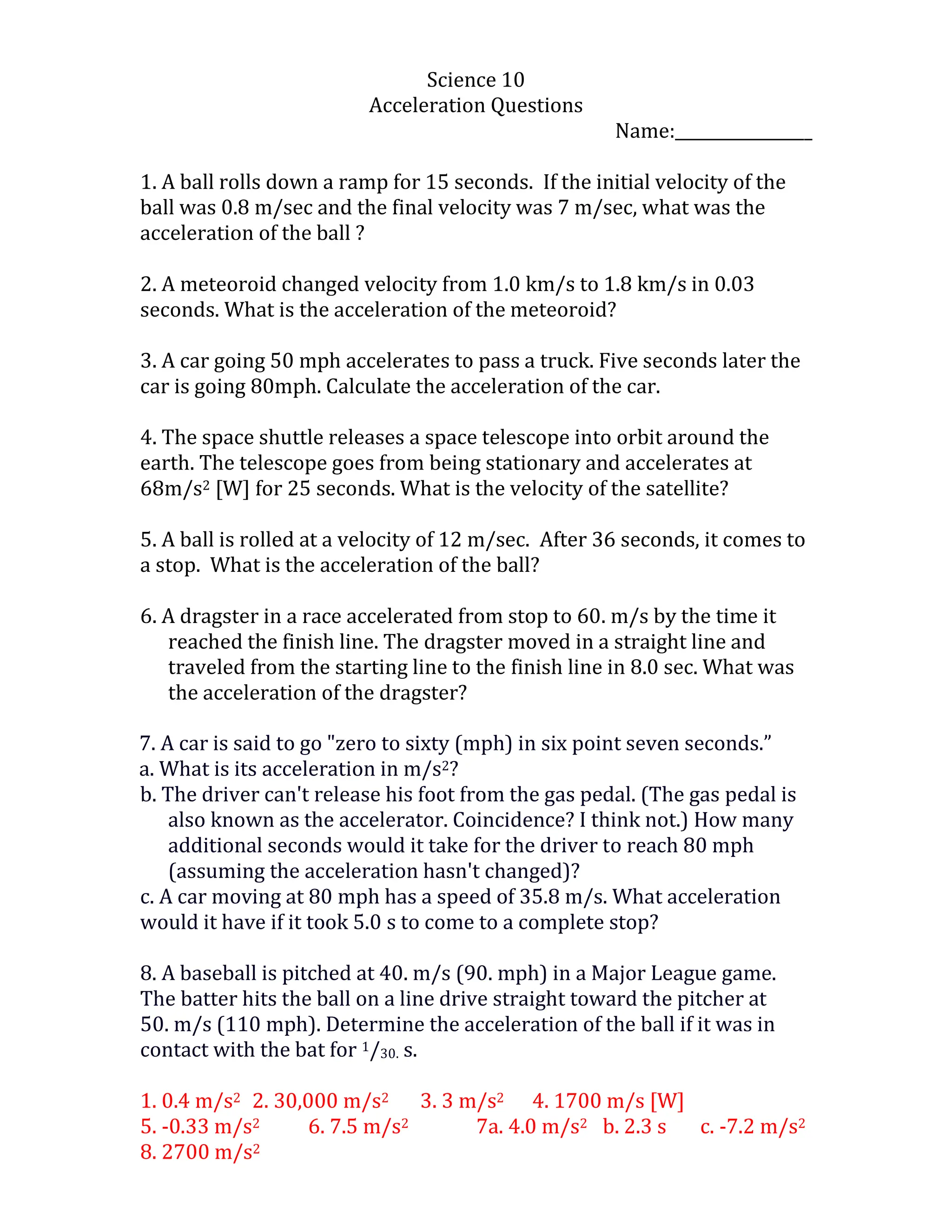 G9 acceleration questions with answers.docx