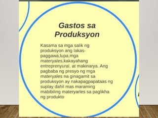 G9 AP Q2 Week 3-4 Salik na nakakaapekto sa Suplay.pptx