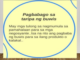 G9 AP Q2 Week 3-4 Salik na nakakaapekto sa Suplay.pptx