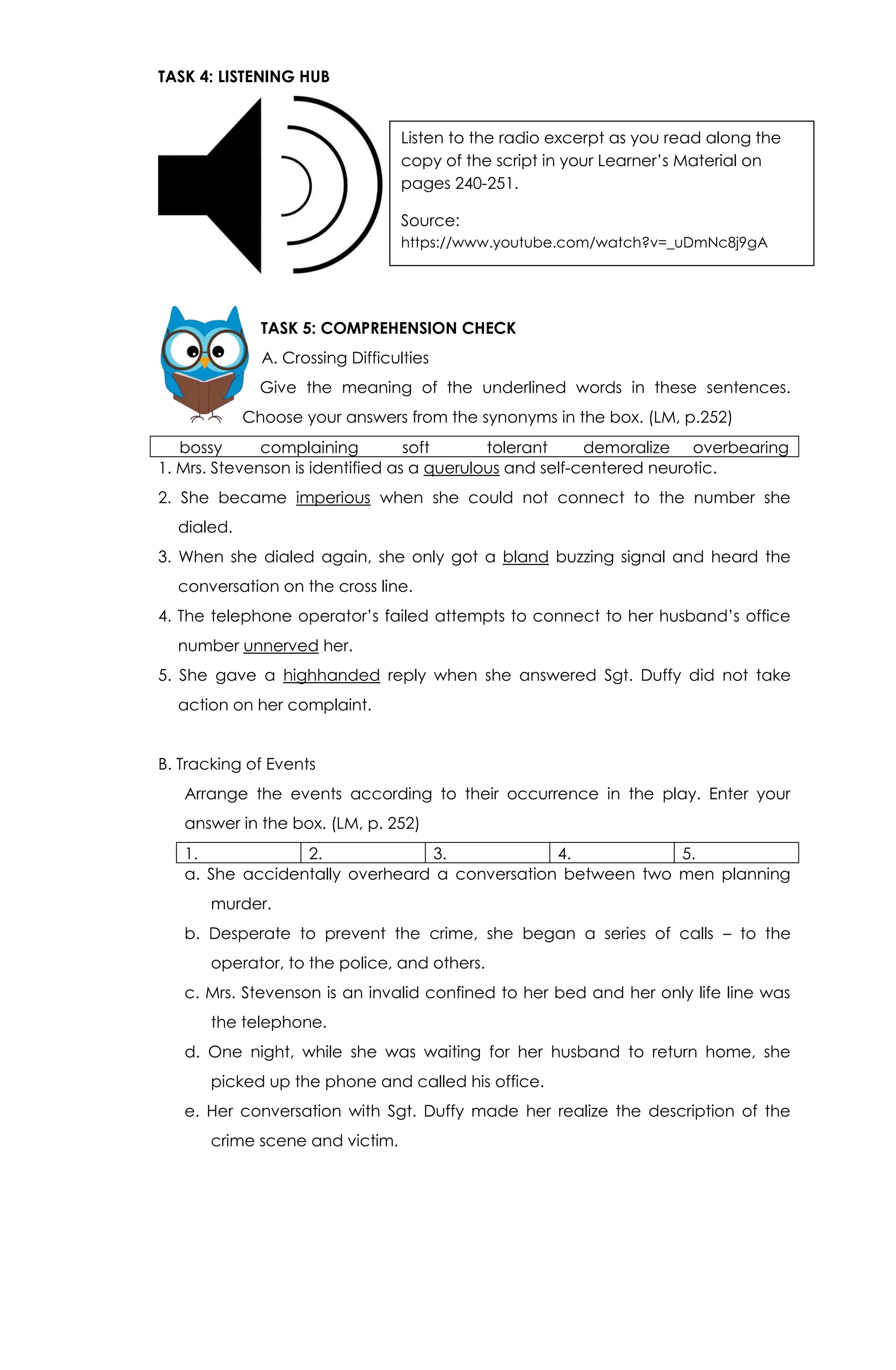 G9 english lesson exemplar 3rd quarter | PDF
