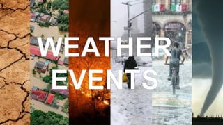 WEATHER
EVENTS
 