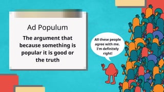 G9 Logical Fallacies Presentation and Lesson | PPTX