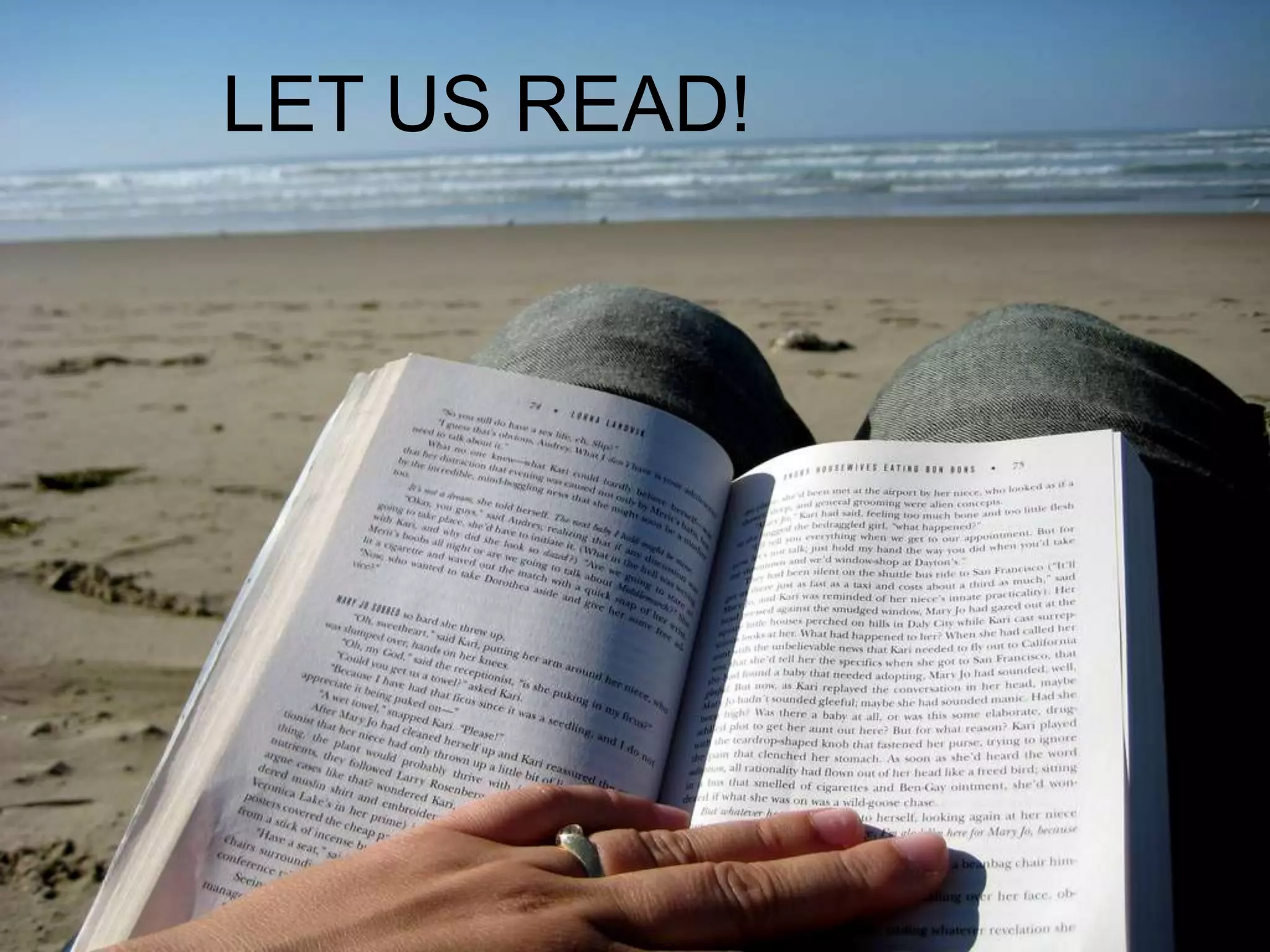 LET US READ!
 