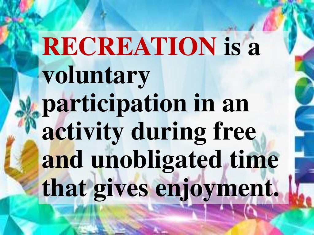 grade 9 Recreational Activity