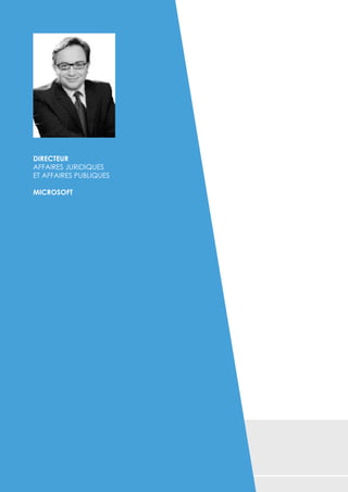 DirecteuR 
affaires juridiques 
et affaires publiques 
Microsoft 
 