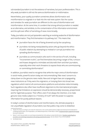 Misformation Form Journalism fake news disinformation | PDF