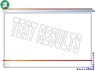 TEST RESULTS 