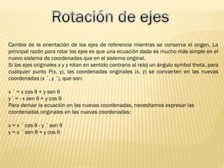 Rotan Simbol Transformacion de coordenadas | PDF