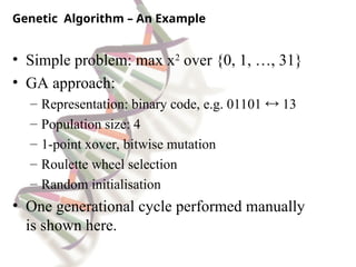 Genetic Algorithm, its basics, applications | PPT