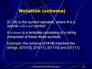 Introduction to genetics algorithms and stochastic operators | PPT