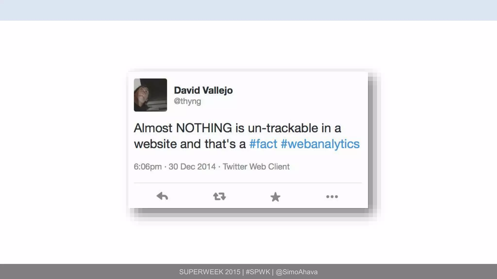 SUPERWEEK 2015 | #SPWK | @SimoAhava
 