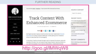 SUPERWEEK 2015 | #SPWK | @SimoAhava
FURTHER READING
http://goo.gl/lMWqW8
 