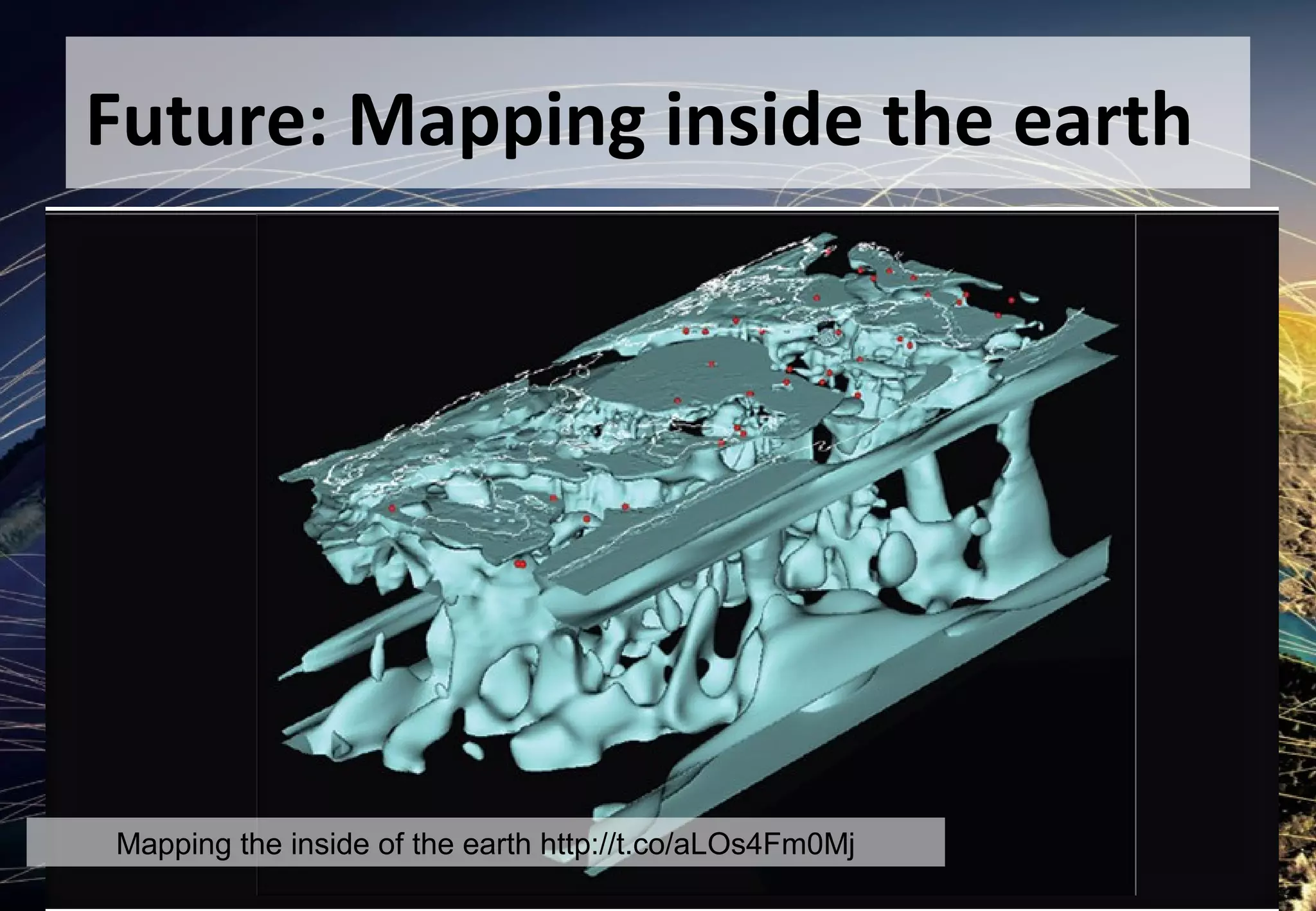 Future: Mapping inside the earth
Mapping the inside of the earth http://t.co/aLOs4Fm0Mj
 