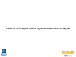 How users discover your website beyond referrals and search engines

DIGITAL TONIC

 