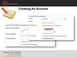 Creating An Account
 