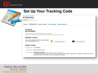 Set Up Your Tracking Code
 