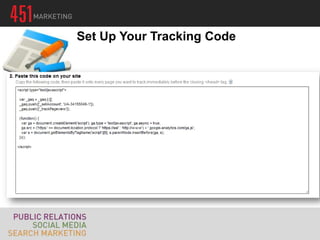 Set Up Your Tracking Code
 