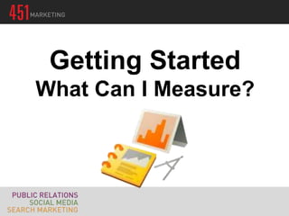 Getting Started
What Can I Measure?
 