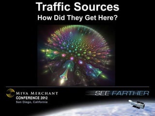 Traffic Sources
How Did They Get Here?
 