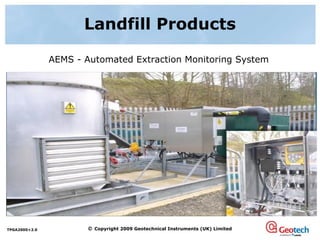 Landfill Products AEMS - Automated Extraction Monitoring System 